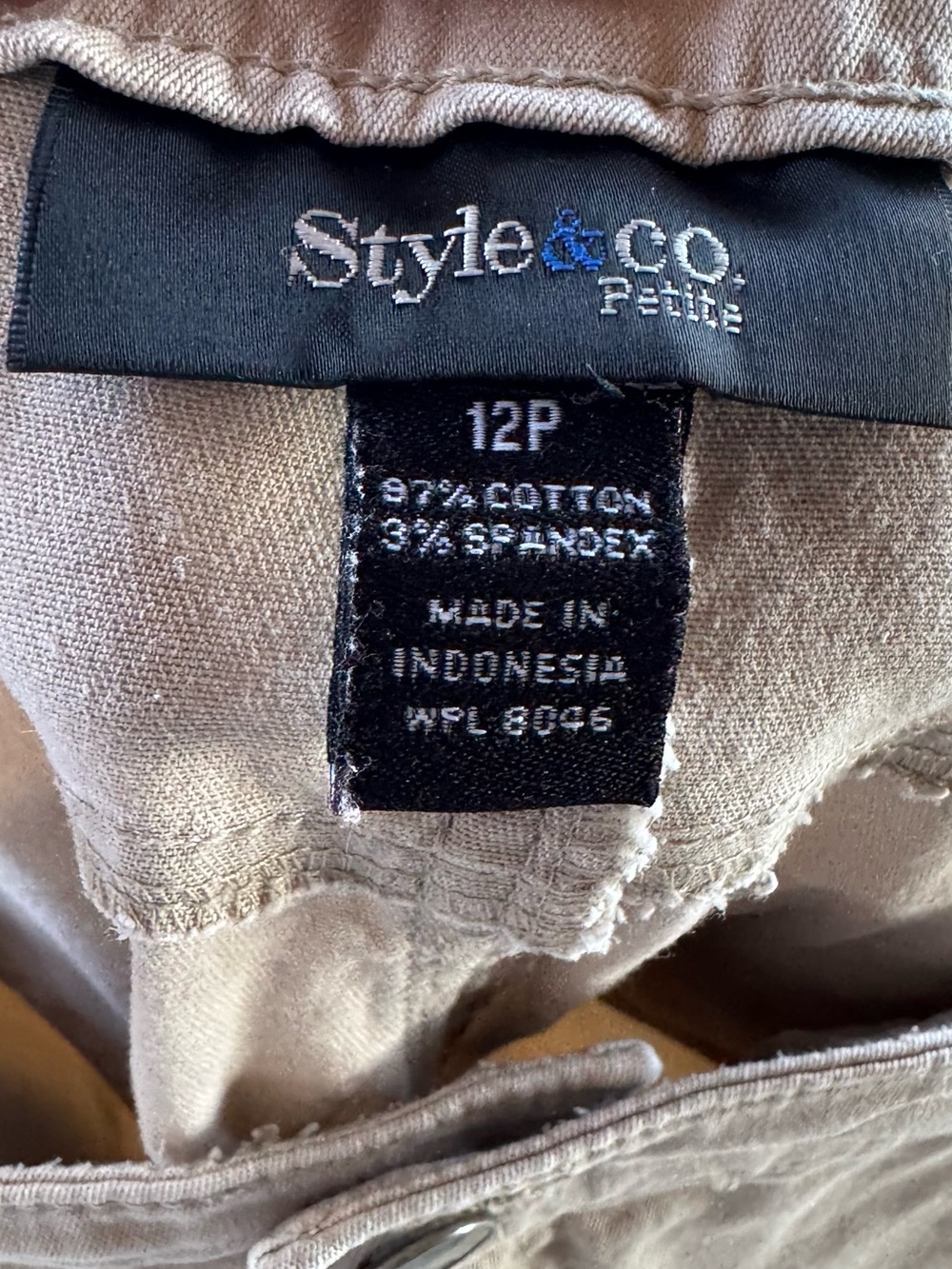 Style & Co. Men’s Khaki Stretch Chinos